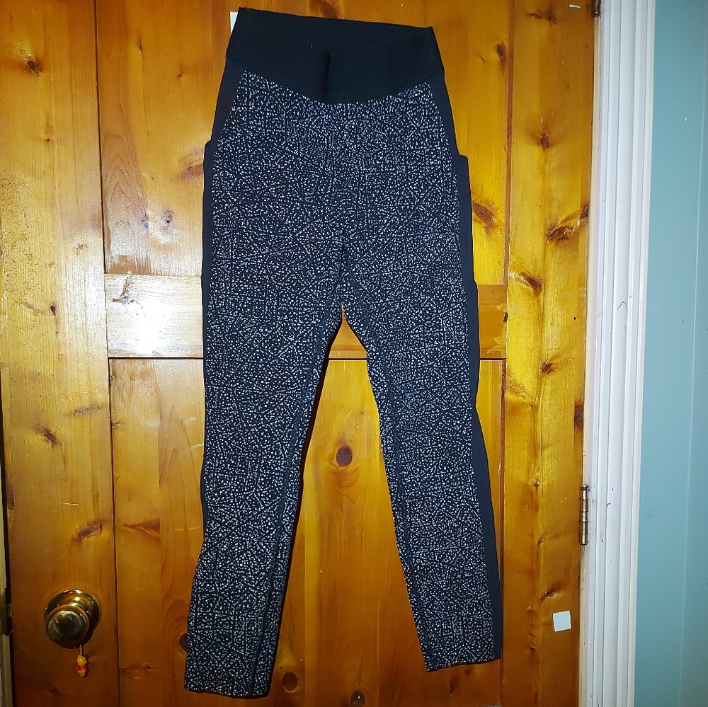 Black and White Patterned Pants
